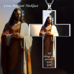 Resin Landscape Pendant Animal Necklace Gothic Retro Necklace