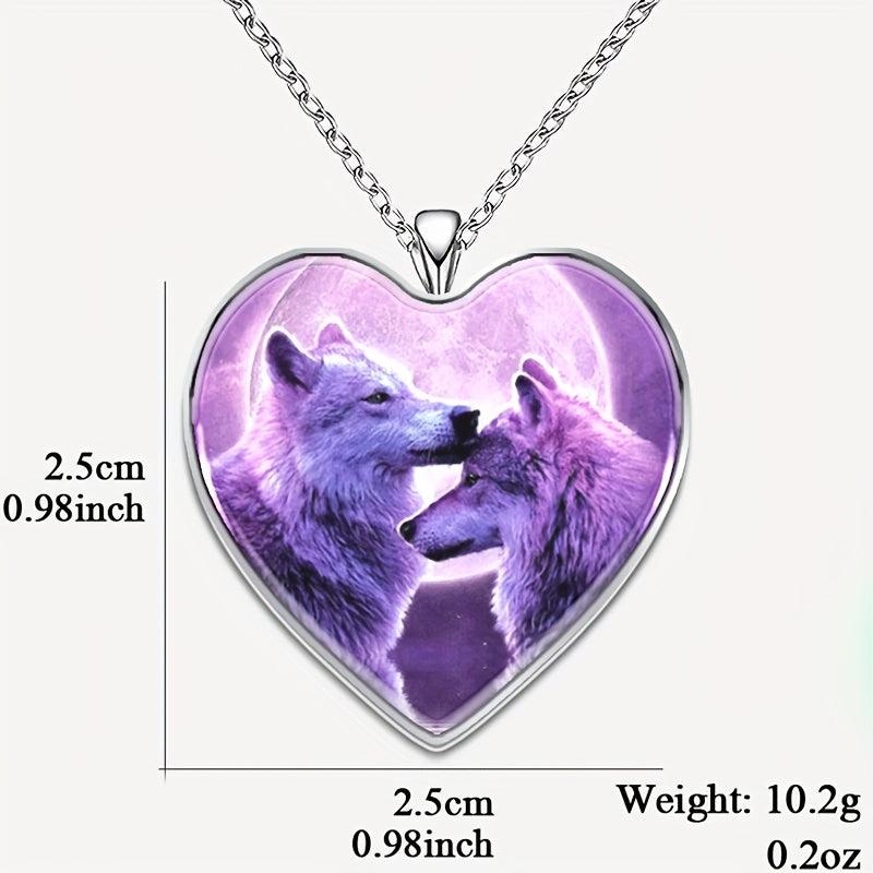 Heart Shaped Necklace For Men And Women - Family Anniversary Christmas Gift