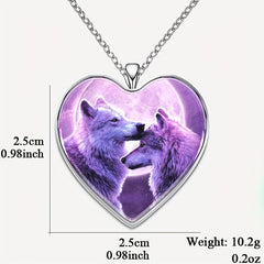 Heart Shaped Necklace For Men And Women - Family Anniversary Christmas Gift
