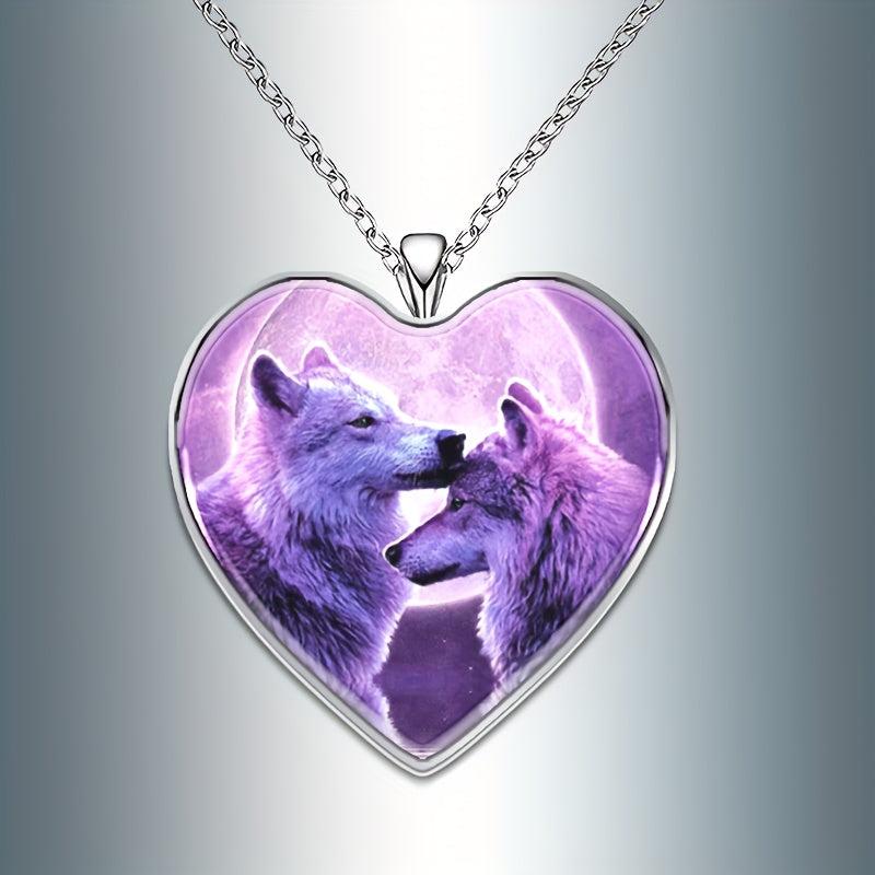 Heart Shaped Necklace For Men And Women - Family Anniversary Christmas Gift