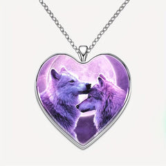 Heart Shaped Necklace For Men And Women - Family Anniversary Christmas Gift