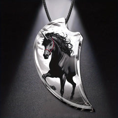 Creative Horse Resin Pendant Necklace Toy Gift