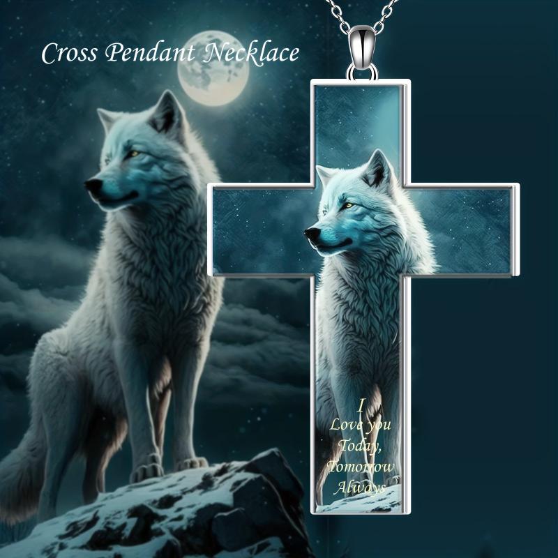 Creative Animal Cross Necklace Party Jewelry Holiday Gift