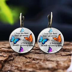 Butterfly Crystal Earrings for Kids