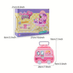 Girls Beauty Salon Toys Set Pretend Play Doll Hair Stylist Toy Kit