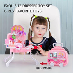 Girls Beauty Salon Toys Set Pretend Play Doll Hair Stylist Toy Kit