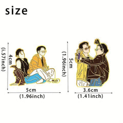 Enamel Metal Badge Pins for Stylish Outfits