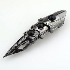 Vintage Punk Skeleton Finger Ring Dragon Claw Knuckle Armor