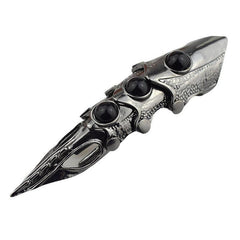 Vintage Punk Skeleton Finger Ring Dragon Claw Knuckle Armor
