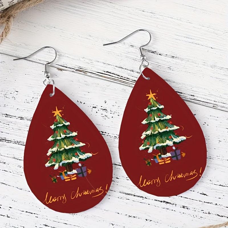PU Christmas Tree Leather Jewelry Daily Necessities Accessories Toys