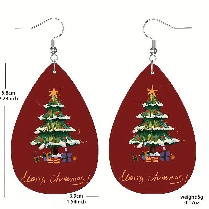 PU Christmas Tree Leather Jewelry Daily Necessities Accessories Toys
