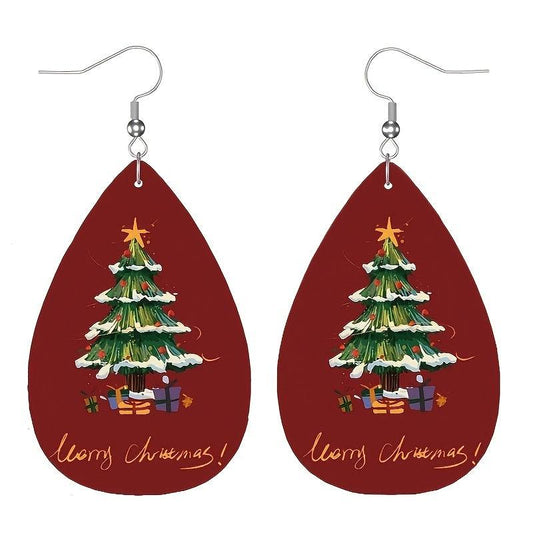 PU Christmas Tree Leather Jewelry Daily Necessities Accessories Toys
