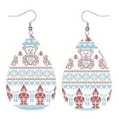 PU Leather Earrings Girl Jewelry Holiday Halloween Gift