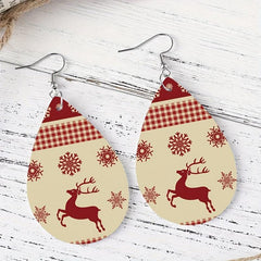 PU Snowflake Deer Leather Jewelry Daily Necessities Accessories Toys