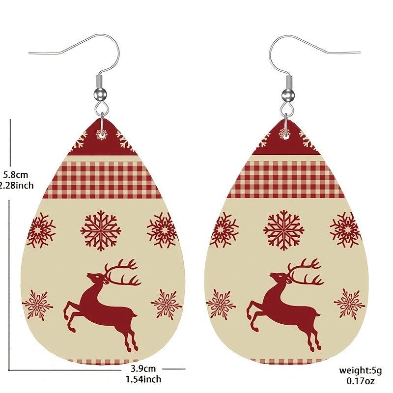 PU Snowflake Deer Leather Jewelry Daily Necessities Accessories Toys