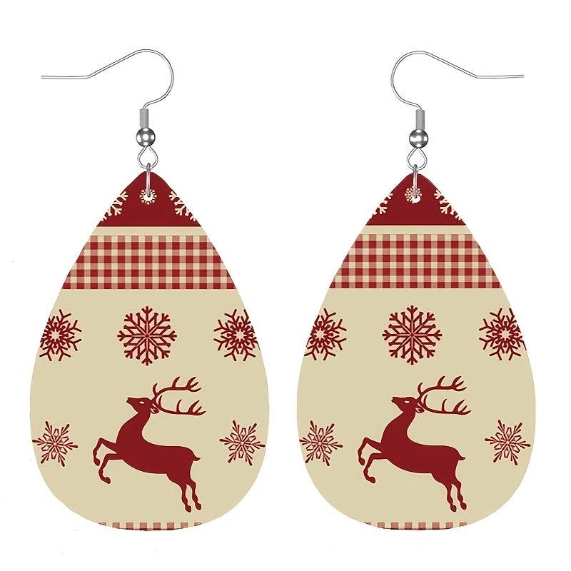 PU Snowflake Deer Leather Jewelry Daily Necessities Accessories Toys