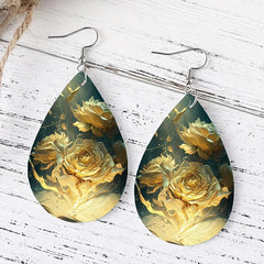 PU Leather Earrings Halloween Gift