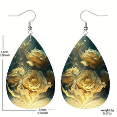 PU Leather Earrings Halloween Gift
