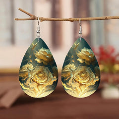 PU Leather Earrings Halloween Gift