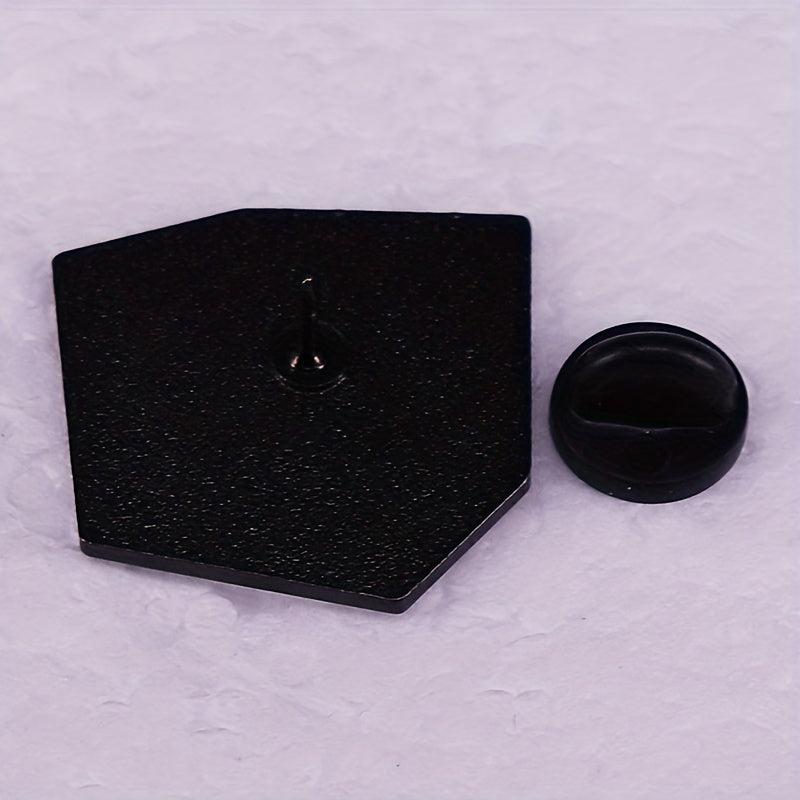4D Space Enamel Pin Brooch Gift
