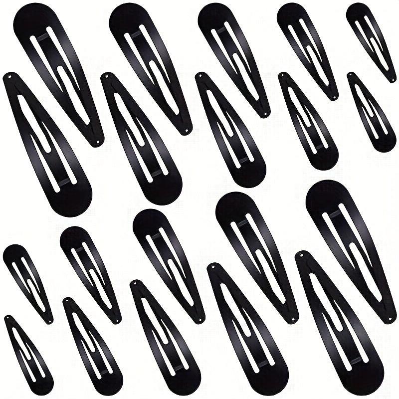 Metal Snap Hair Clips for Women Non-slip Barrettes