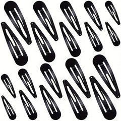 Metal Snap Hair Clips for Women Non-slip Barrettes