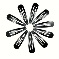 Metal Snap Hair Clips for Women Non-slip Barrettes