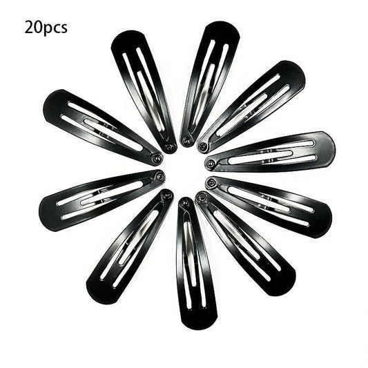 Metal Snap Hair Clips for Women Non-slip Barrettes
