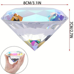 80MM Crystal Diamond Suncatcher Home Office Wedding Decor