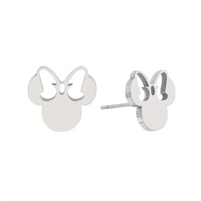 Butterfly Earrings Personality Small Stainless Steel Earrings