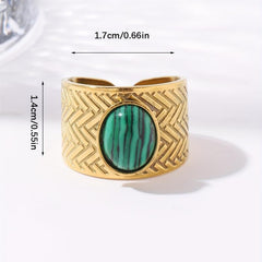 Stainless Steel Ring Stylistic W104