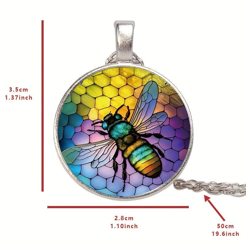 Halloween Little Bee Crystal Necklace for Kids