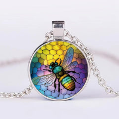 Halloween Little Bee Crystal Necklace for Kids