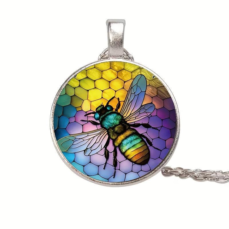 Halloween Little Bee Crystal Necklace for Kids