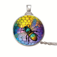 Halloween Little Bee Crystal Necklace for Kids