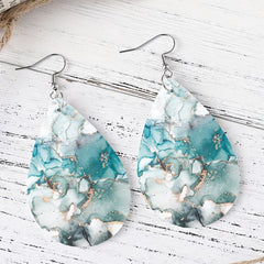 PU Leather Earrings Women Jewelry Daily Wear Gift