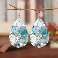PU Leather Earrings Women Jewelry Daily Wear Gift