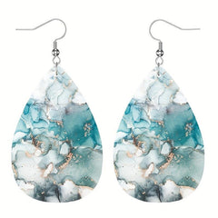 PU Leather Earrings Women Jewelry Daily Wear Gift