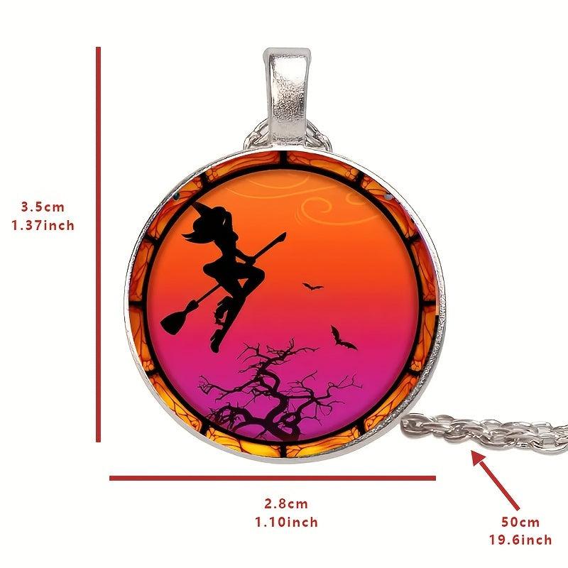 Witch Crystal Pendant Halloween Toy Gift For Kids