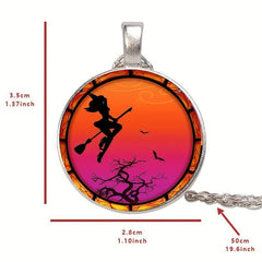 Witch Crystal Pendant Halloween Toy Gift For Kids