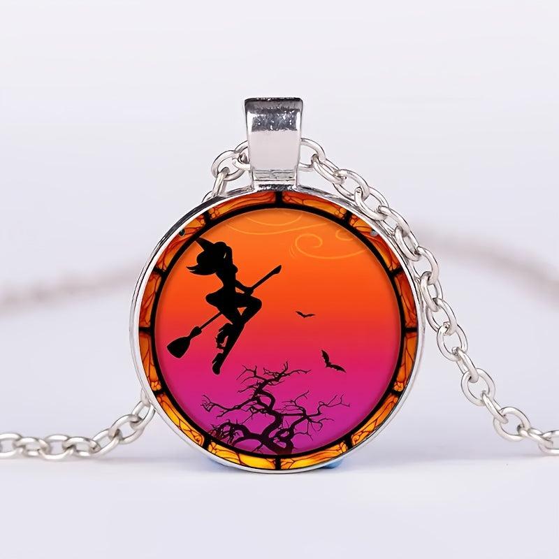 Witch Crystal Pendant Halloween Toy Gift For Kids