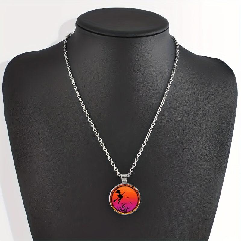 Witch Crystal Pendant Halloween Toy Gift For Kids