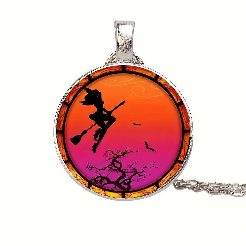 Witch Crystal Pendant Halloween Toy Gift For Kids