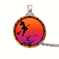 Witch Crystal Pendant Halloween Toy Gift For Kids