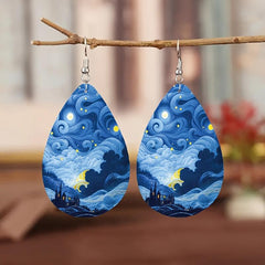 PU Leather Earrings Jewelry Girls Creative Earrings Couple Toy Gift