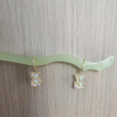 Joker Ladies Earrings Bear Pendant Resin