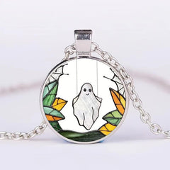Halloween Crystal Necklace Toy Gift for Kids