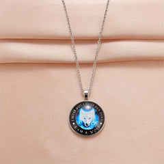 Animal Wolf Crystal Necklace Jewelry Accessory For Men And Women