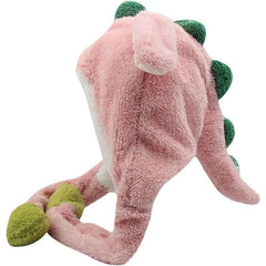 Dinosaur Hat Plush With Ears Animal Hat Plush Costume Hat