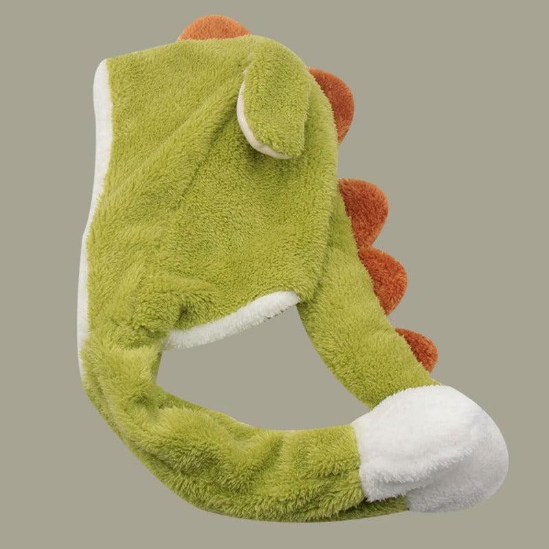 Dinosaur Hat Plush With Ears Animal Hat Plush Costume Hat